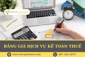 Bảng giá dịch vụ kế toán thuế