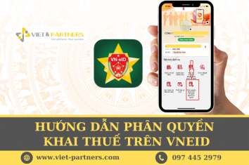 Hướng dẫn phân quyền khai thuế trên VNeID