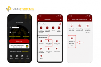 Hướng dẫn quyết toán thuế TNCN trên eTax Mobile